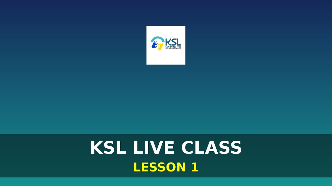 KSL LIVE CLASS