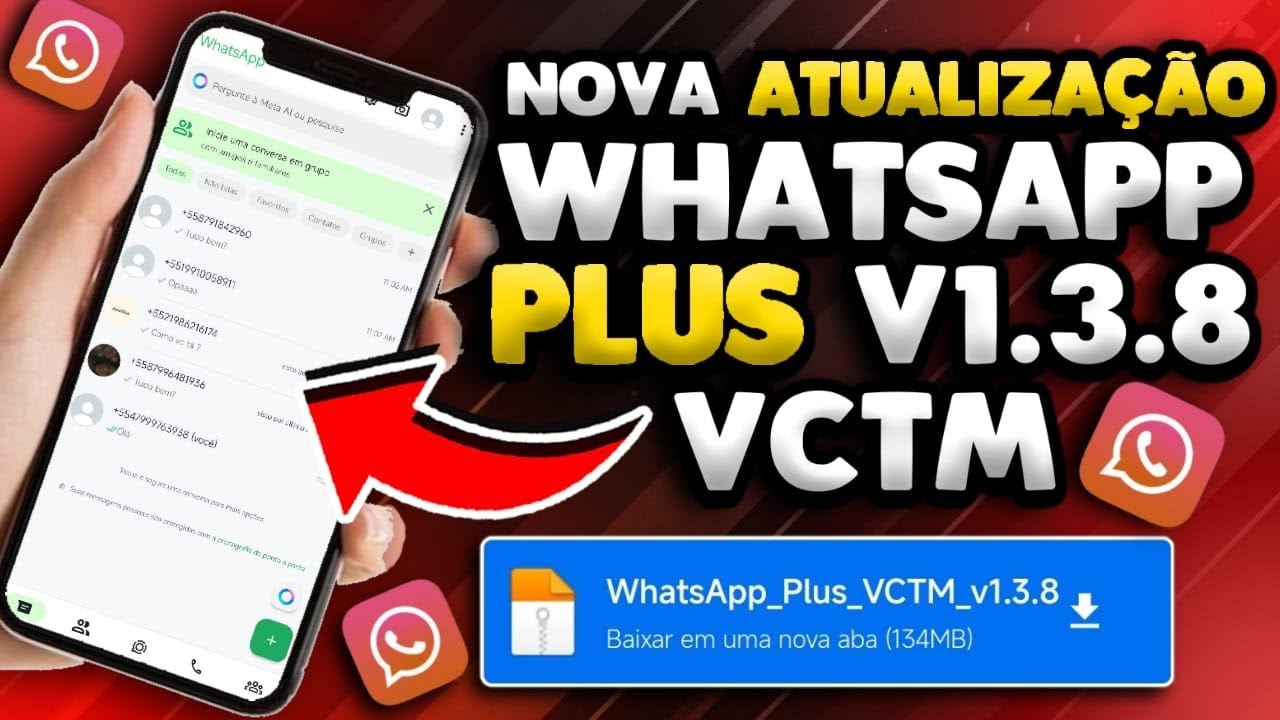 ADEUS GB WHATSAPP✅NOVO WHATSAPP PLUS WEB SEM BAN 2025 COM FUN&Ccedil;OES EXCLUSIVAS 100% IGUAL GB WHATSAPP