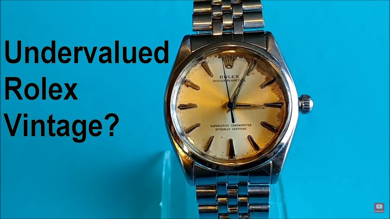 Обзор часов Rolex Oyster Perpetual 1002 1960 года