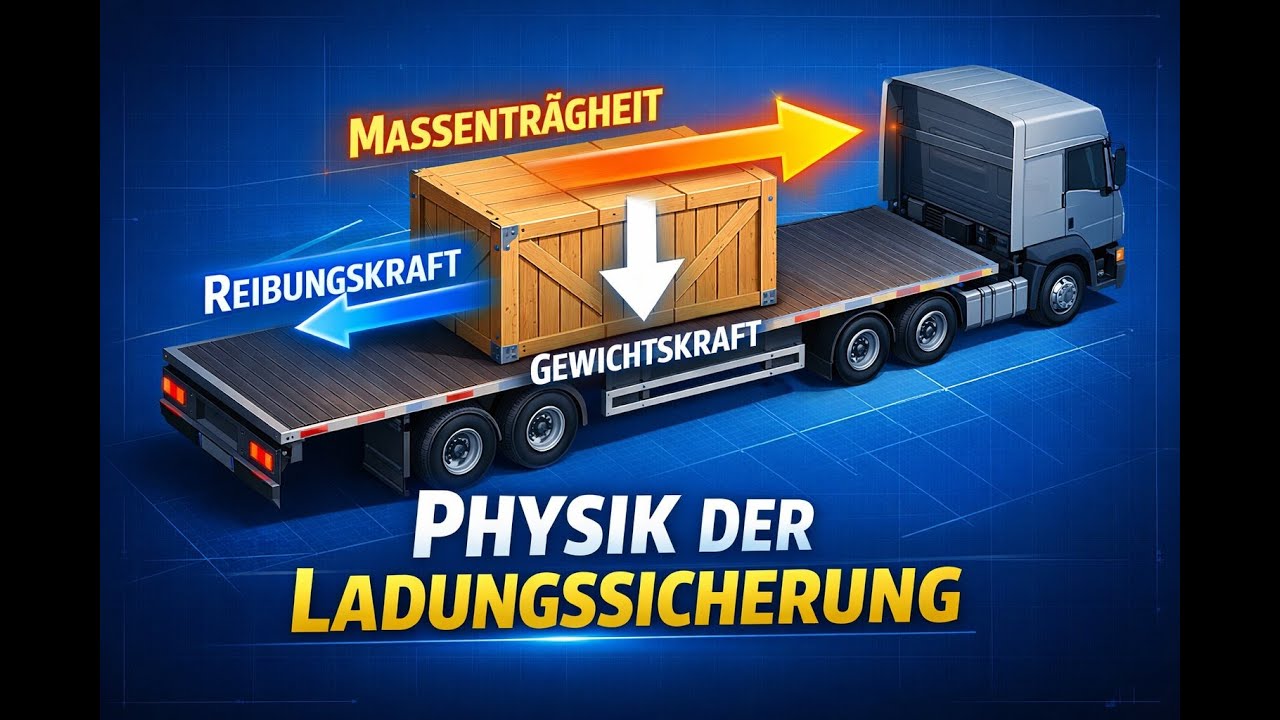 Ladungssicherung einfach erklärt: Die Physik dahinter! 🚛💨