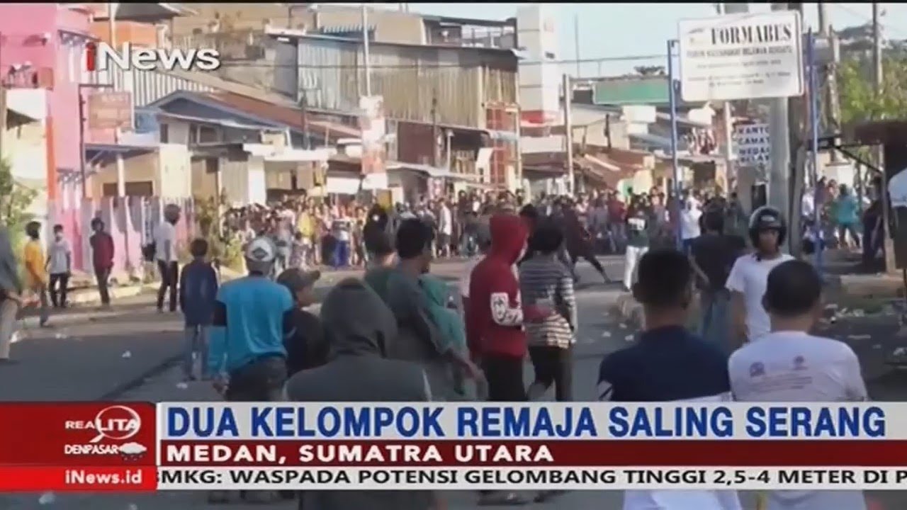 Dua Kelompok Remaja Saling Serang di Medan, Sumatra Utara - Realita 15/02