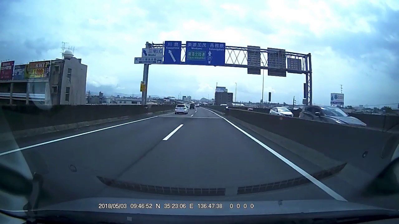国道21号･岐阜市茜部本郷3丁目→各務原市蘇原三柿野町