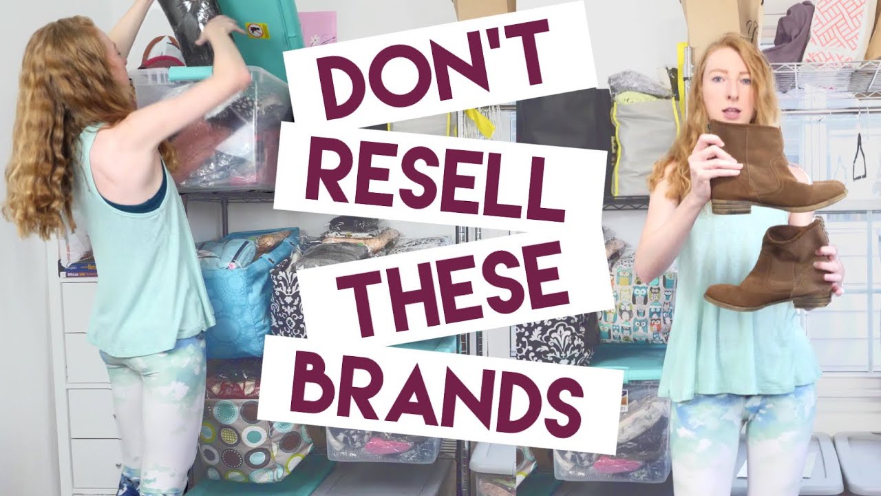 Pulling STALE Inventory To Send To Thredup! What NOT To Buy To Resell Poshmark, Ebay, and Mercari