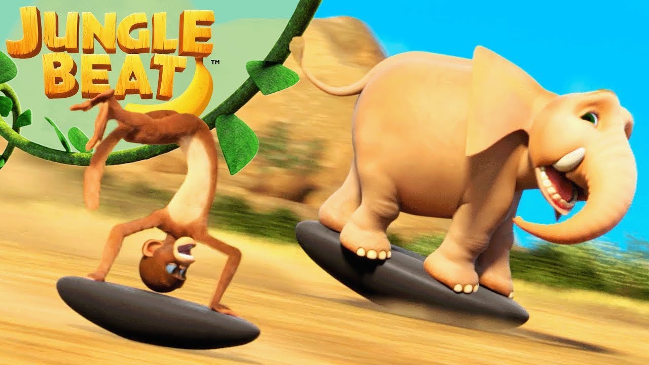 Sand Surfer | Jungle Beat | Cartoons for Kids | WildBrain Toons