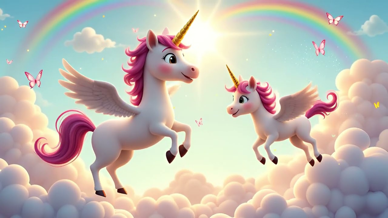 LITTLE UNICORN SONG NURSERY SONG/TODDLER/BABY/PRESCHOOLER/UNICORN