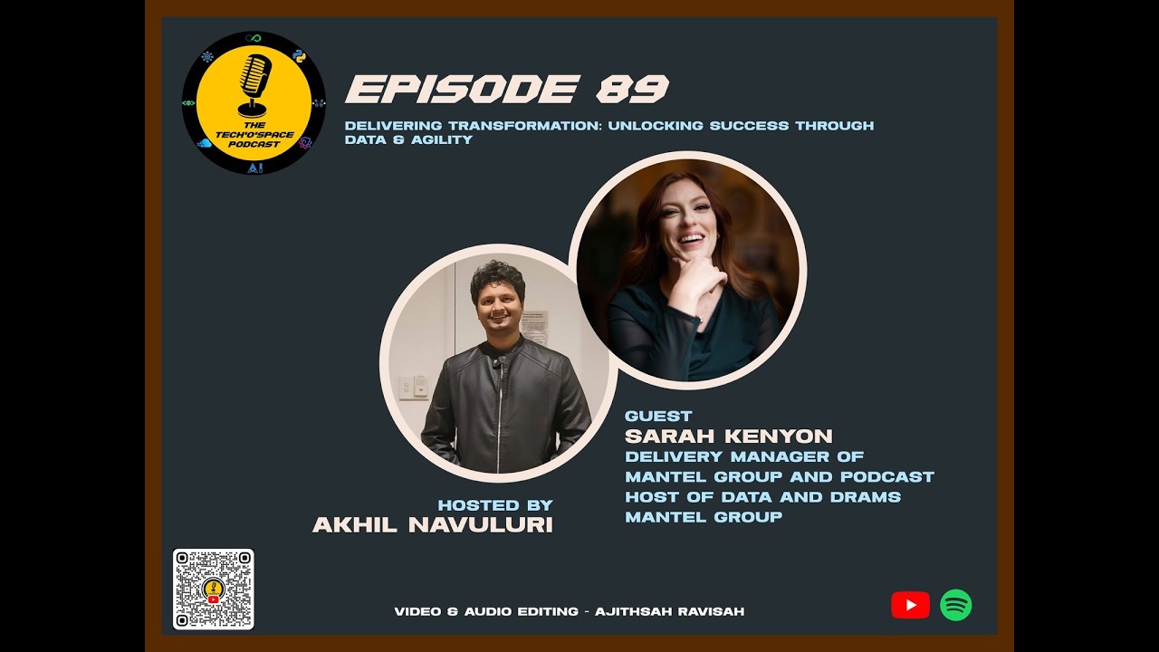 The Tech’o’Space Podcast Ep 89 - Delivering Transformation: Unlocking Success Through Data & Agility