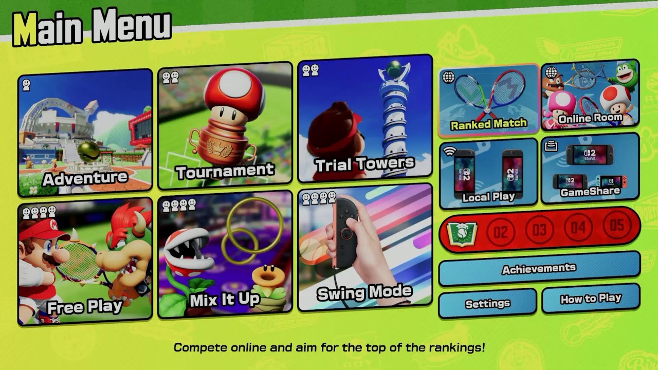 We have a Mario Tennis FEVER