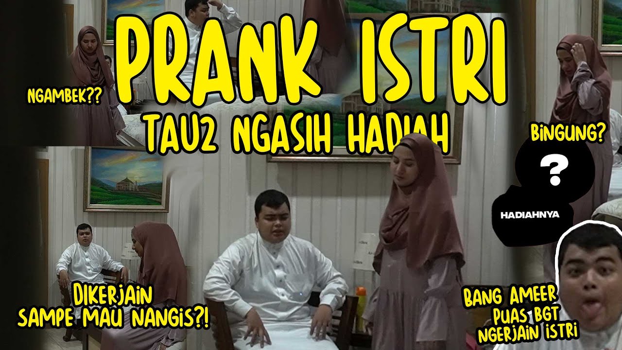 NGEPRANK ISTRI SAMPE NGAMBEK, TONTON SAMPAI AKHIR ! UJUNGNYA BIKIN BAPER 😢