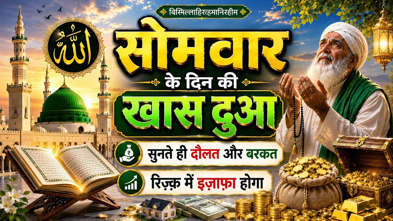मंगल के दिन की दुआ 🤲Dua for wealth 🤫Dua for money 💕Dua for rizq🤫एक बार लाजमी सुने