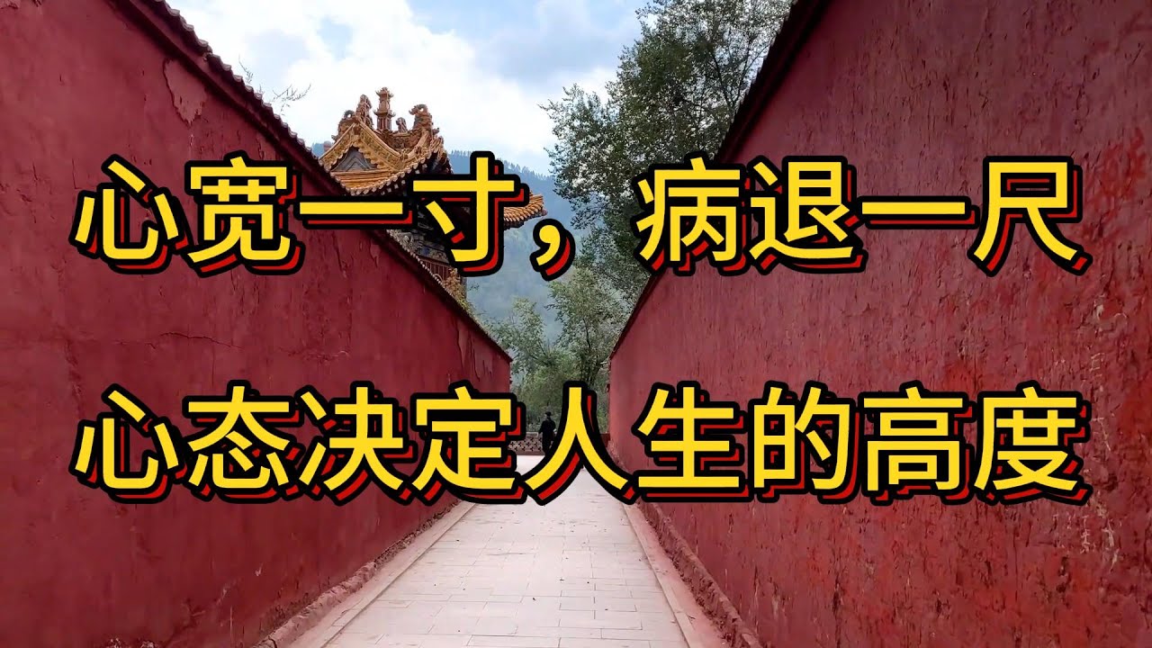 心宽一寸，病退一尺：心态决定人生的高度#心态调整 #健康养生 #人生智慧