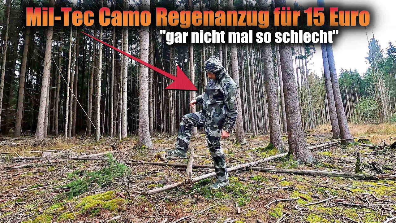 MilTec Regenanzug für 15 Euro - gar nicht mal so schlecht -