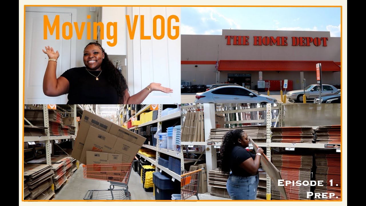 MOVING VLOG: Episode 1 - Prep | Shopping Haul