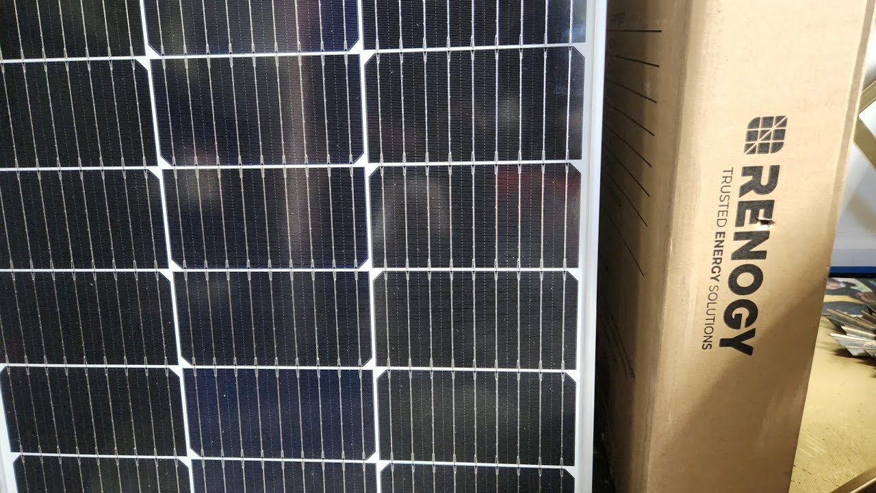 Renogy Solar Panel 100 Watt  Regular RNG100D-SS  Testing 