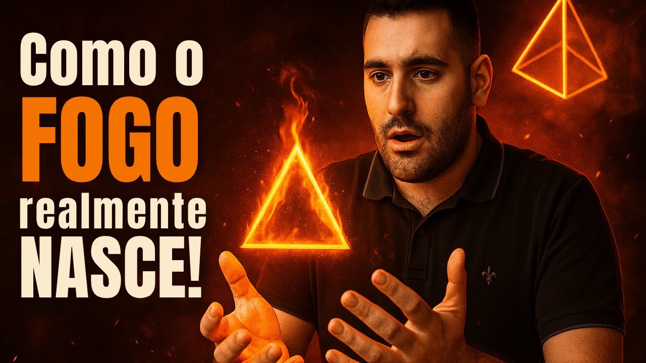COMO O FOGO NASCE: Descubra o TRI&Acirc;NGULO e o TETRAEDRO do FOGO 🔥