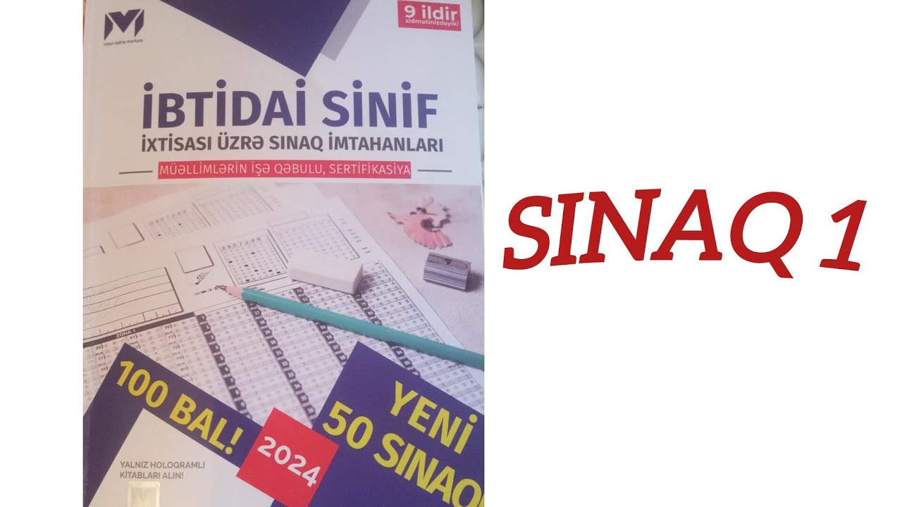 ✔️MHM 50 SINAQ. SINAQ 1  İBTİDAİ RİYAZİYYAT