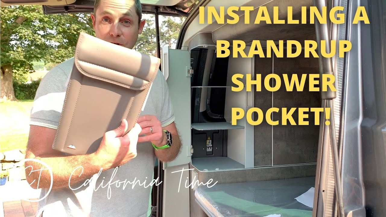 California Time Mini - Brandrup Shower Pocket Install in a VW Camper!