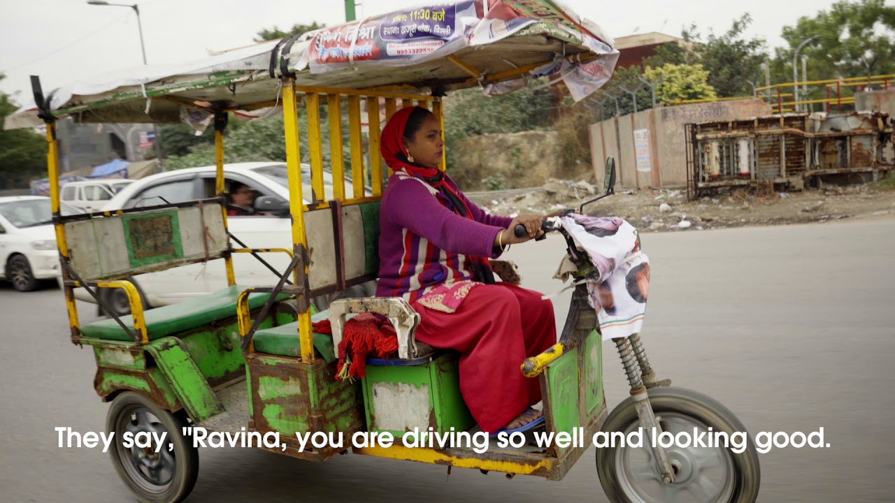 Meet one of Ghaziabad's only female rickshaw drivers