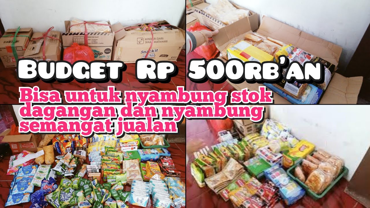 UNBOXING || REVIEW STOK BARANG DAGANGAN BUDGET Rp 500RB'AN || WARUNG SEMBAKO 
