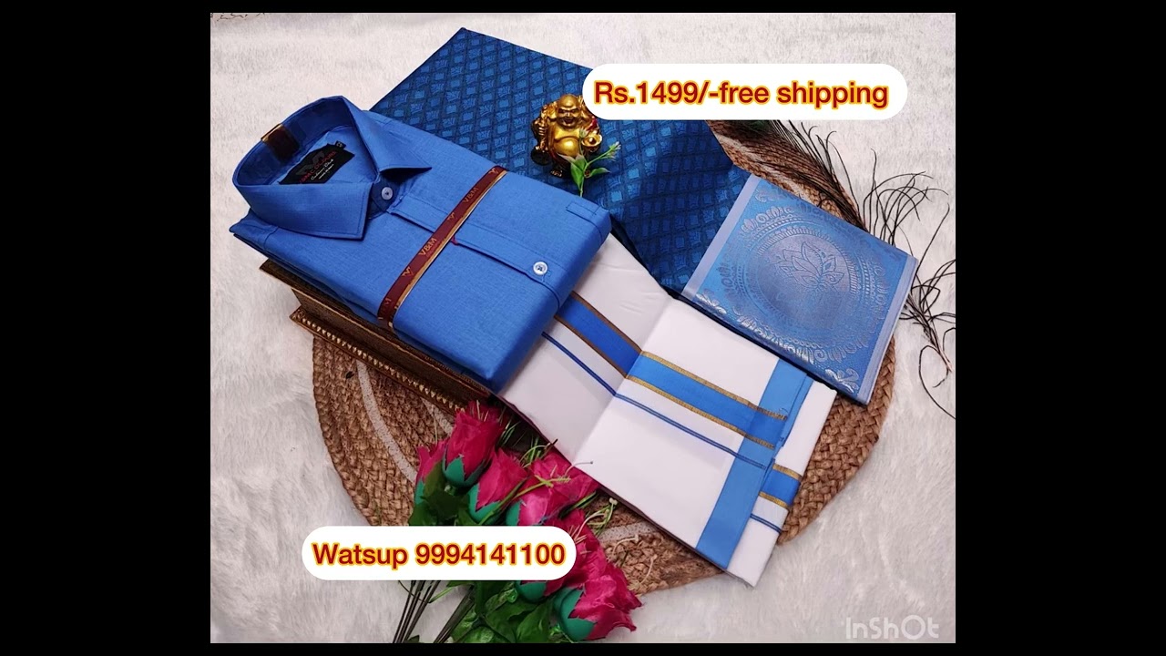 Cotton Blended Heavy Quality shirt & Dhothi