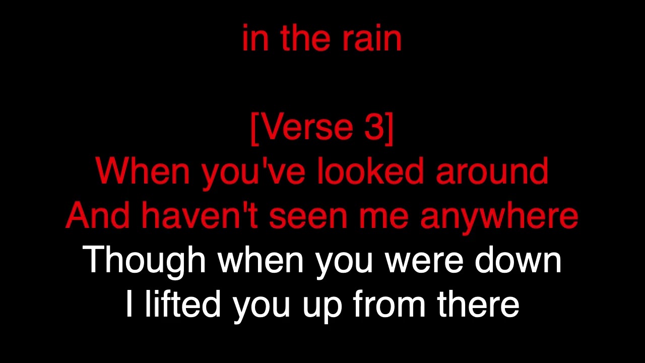 Stevie Wonder Karaoke - Shelter in the rain (Karaoke)