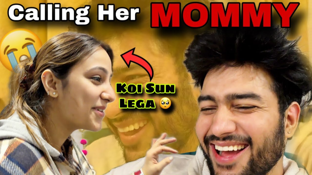 CALLING MY WIFE MOMMY || FUNNY REACTION || @tusharshrutivlogs