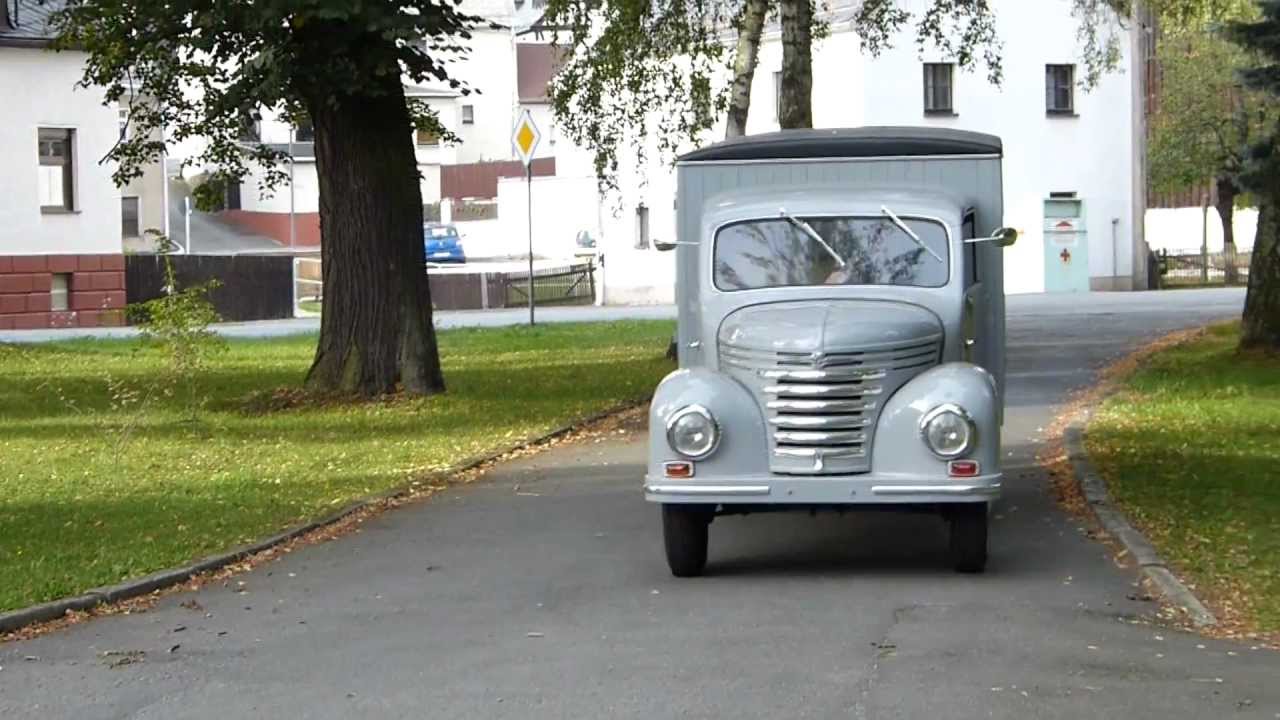 Framo Fleischer Kofferwagen auf Probefahrt