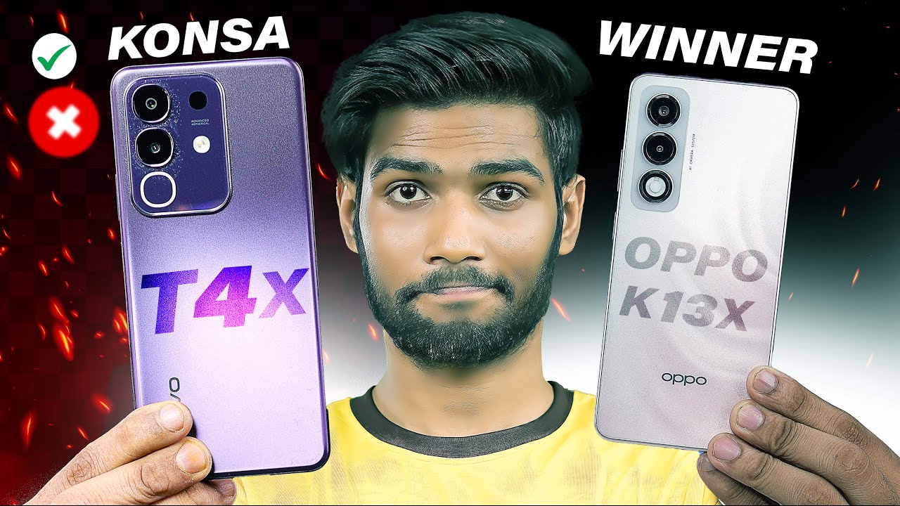 Vivo T4X vs Oppo K13X Detail Comparison