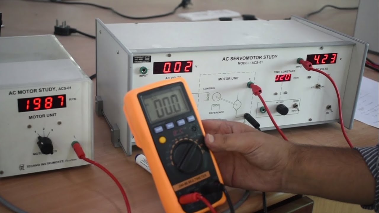 Transfer function of AC Servo Motor