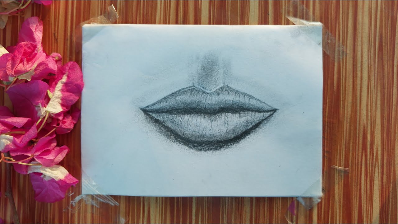 Realistic Lips Pencil Drawing Tutorial | Easy Lip Shading Step by Step | Asma Pencil Art