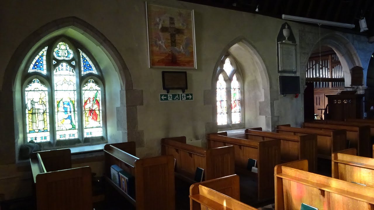 Here we suffer grief and pain (Oh, that will be joyful!) - pipe organ, St Mewan Church