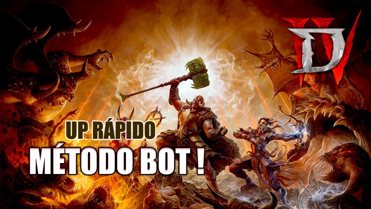 Upando no modo BOT, no Diablo 4 em 2026, e desse jeito fica f&aacute;cil pegar level m&aacute;ximo !