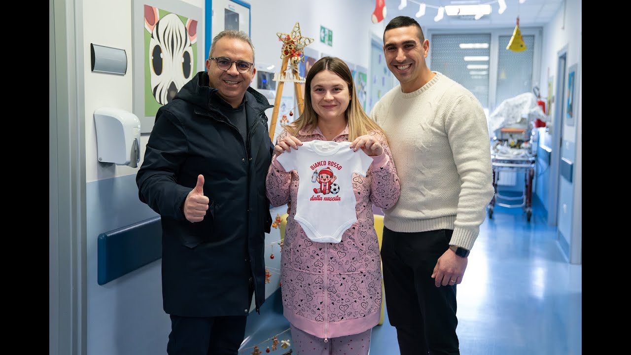 👶 Parte il progetto "𝐃N𝐀 𝐁I𝐀N𝐂O𝐑O𝐒S𝐎": un body del Teramo Calcio per ogni neonato del 2026!