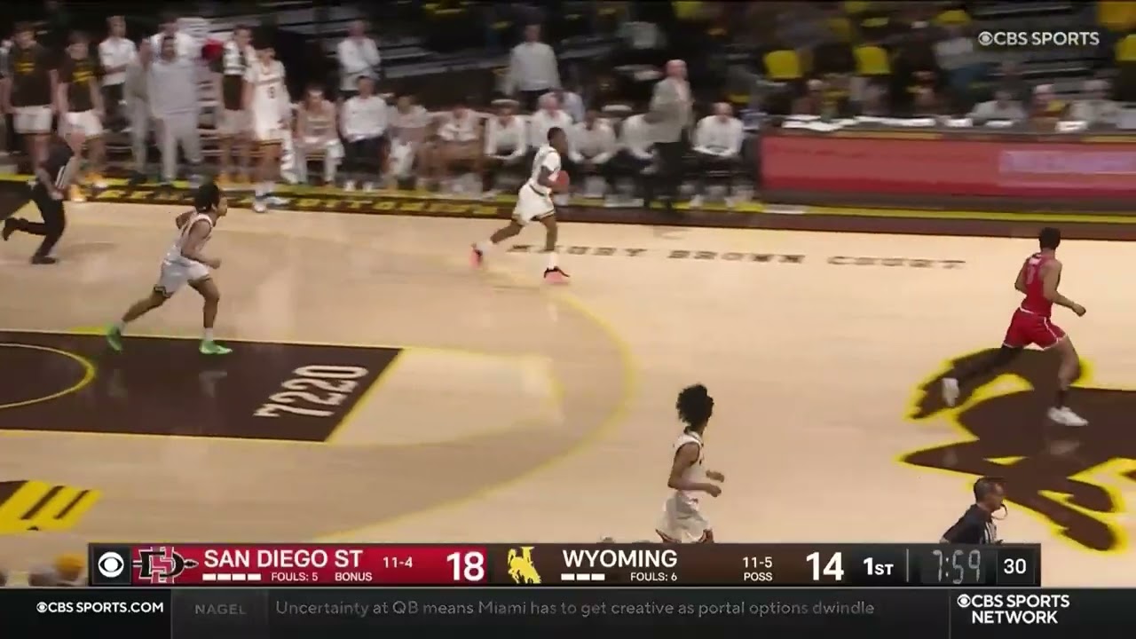 SDSU MEN'S HOOPS HIGHLIGHTS: AZTECS 74, WYOMING 57 - JAN 14, 2026