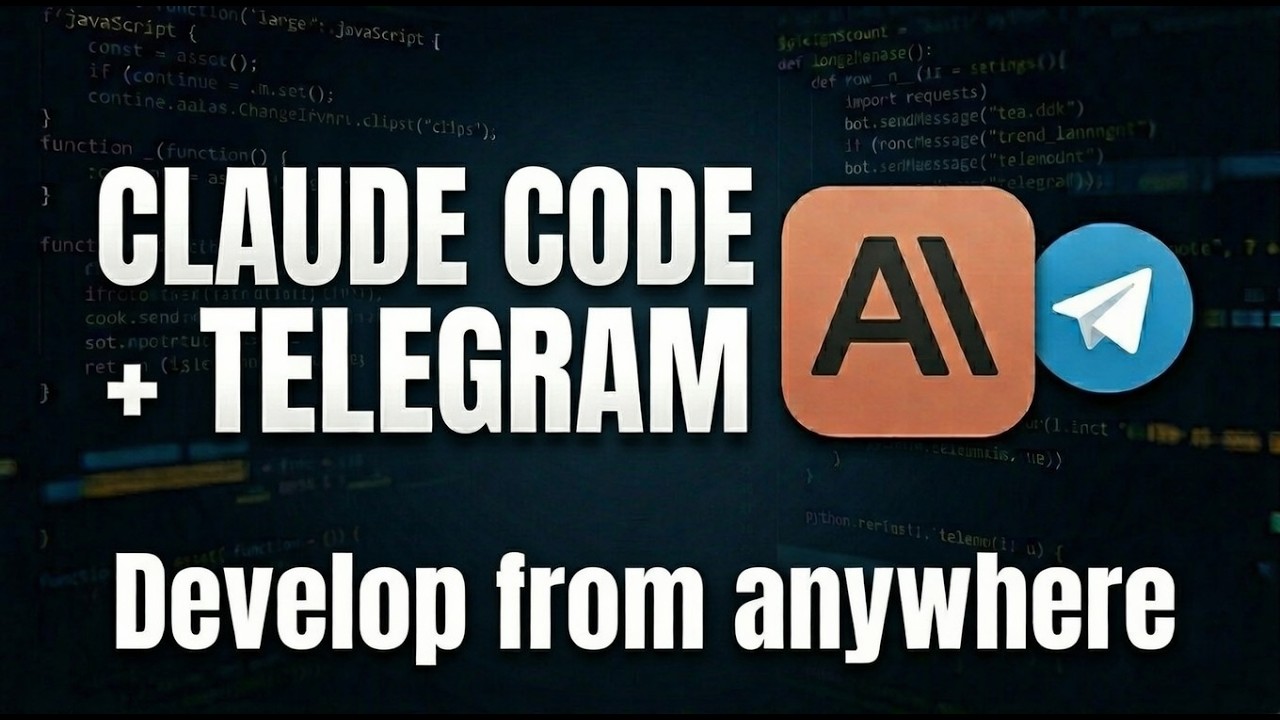 Claude code + Telegram - AI Agents from anywhere