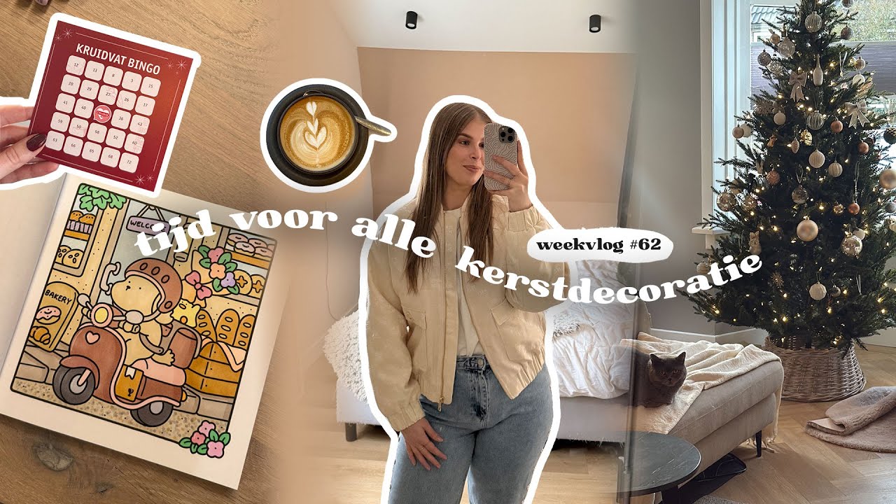kruidvat bingo en kerstdecoratie 🎄 | weekvlog #62