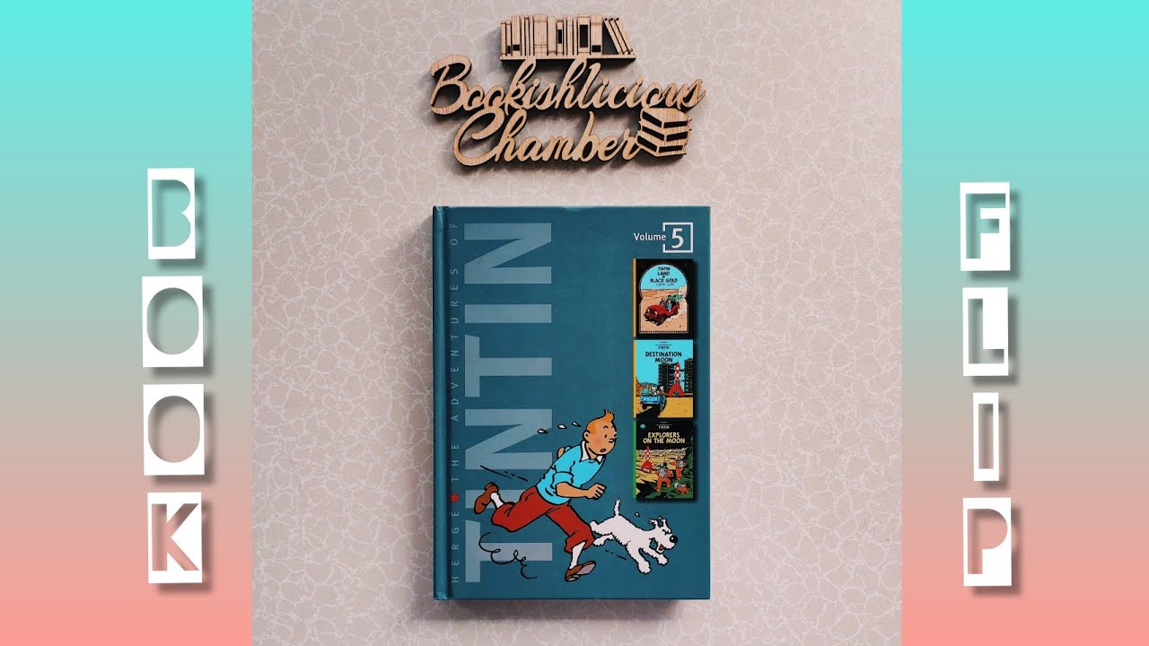 BOOK FLIP | (VOL. 5) THE ADVENTURES OF TINTIN (US EDITION) | BY HERGE