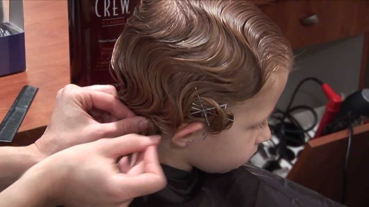 Finger Waves with Pin Curls // Cute Girls Hairstyles Tutorial