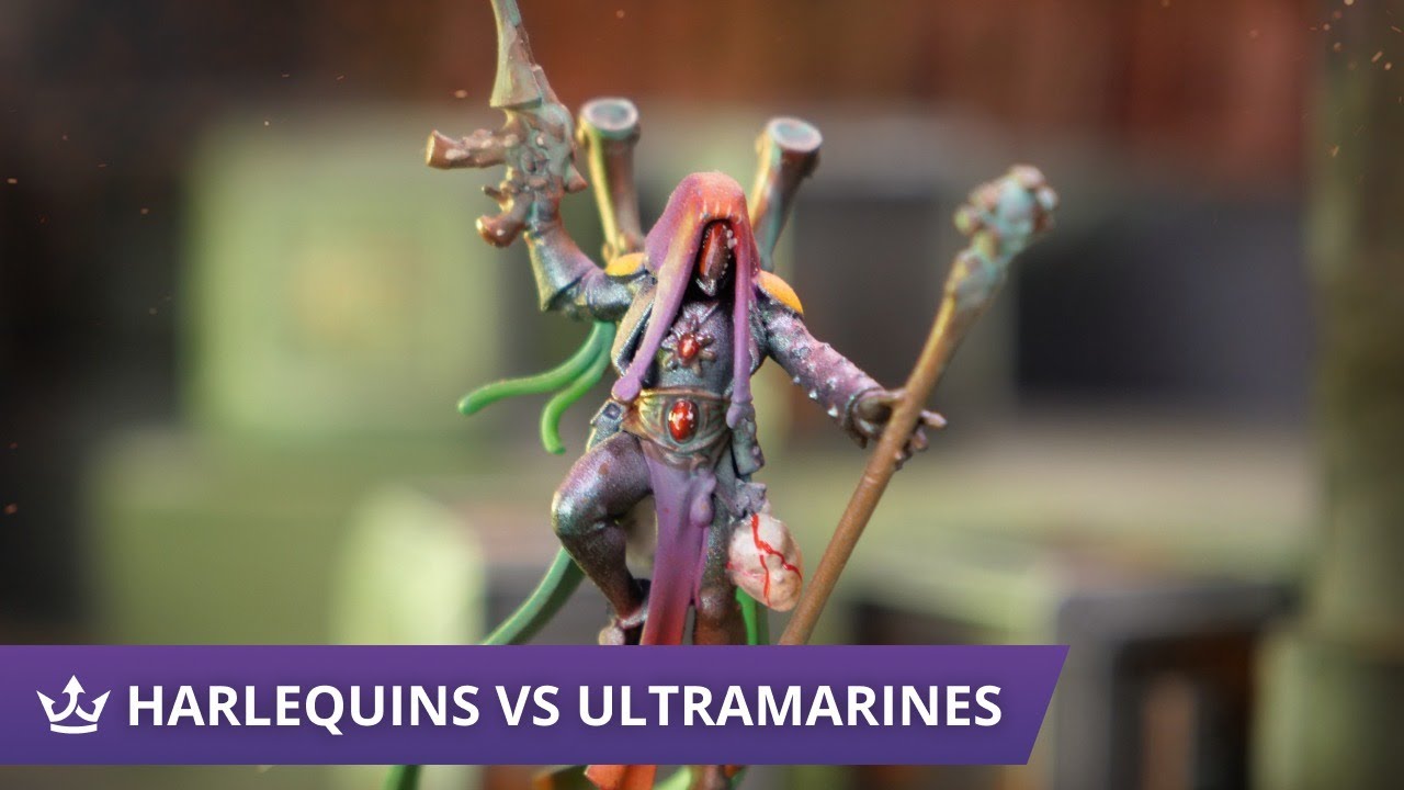 Harlequins vs Ultramarines  - 9th Edition Warhammer 40k Battle Report