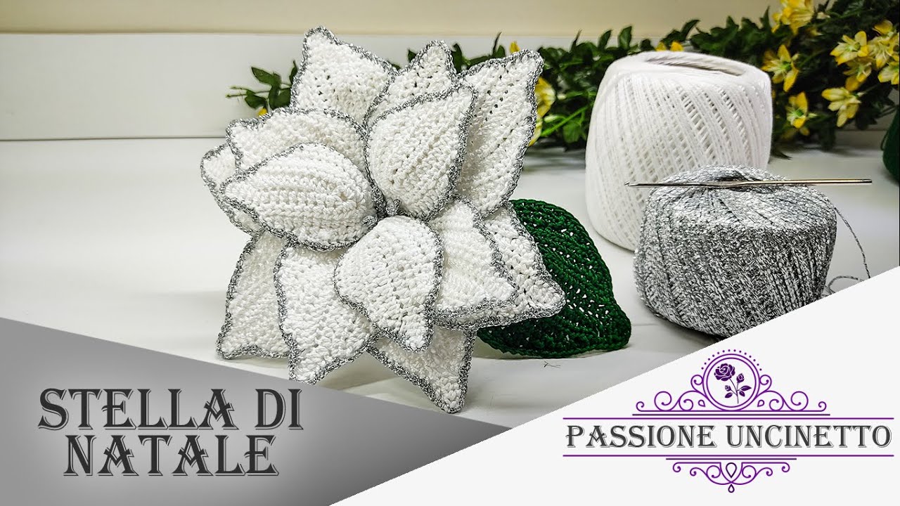 TUTORIAL: Stella di Natale all'Uncinetto