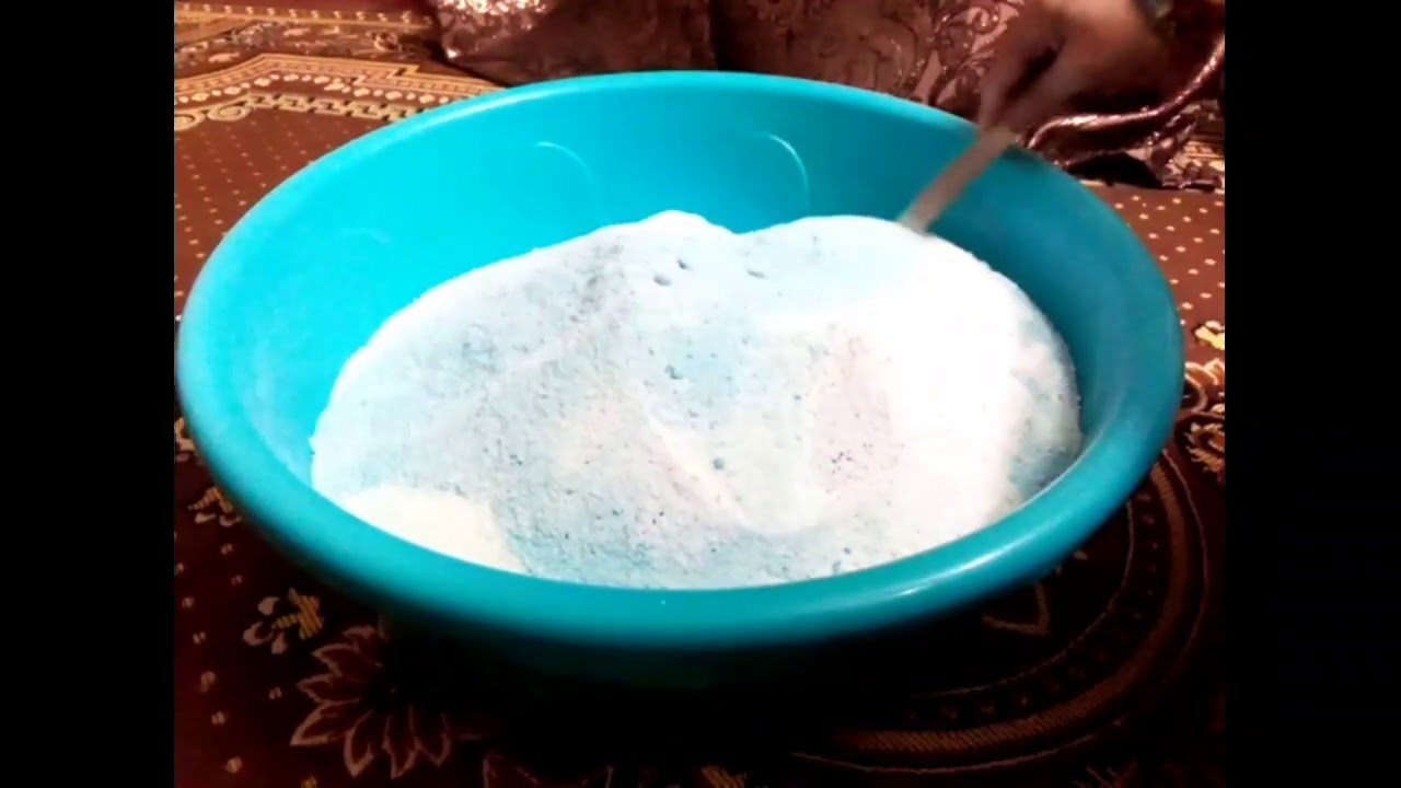 اقوي وأجمل خلطة مسحوق غسيل نضافه وريحه وتوفير .