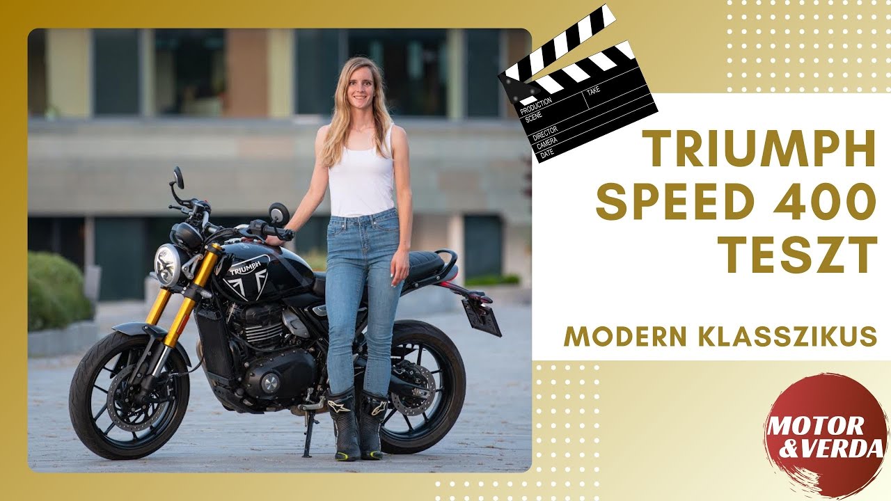 Triumph Speed 400 (2024) teszt - Modern klasszikus - Motor&Verda