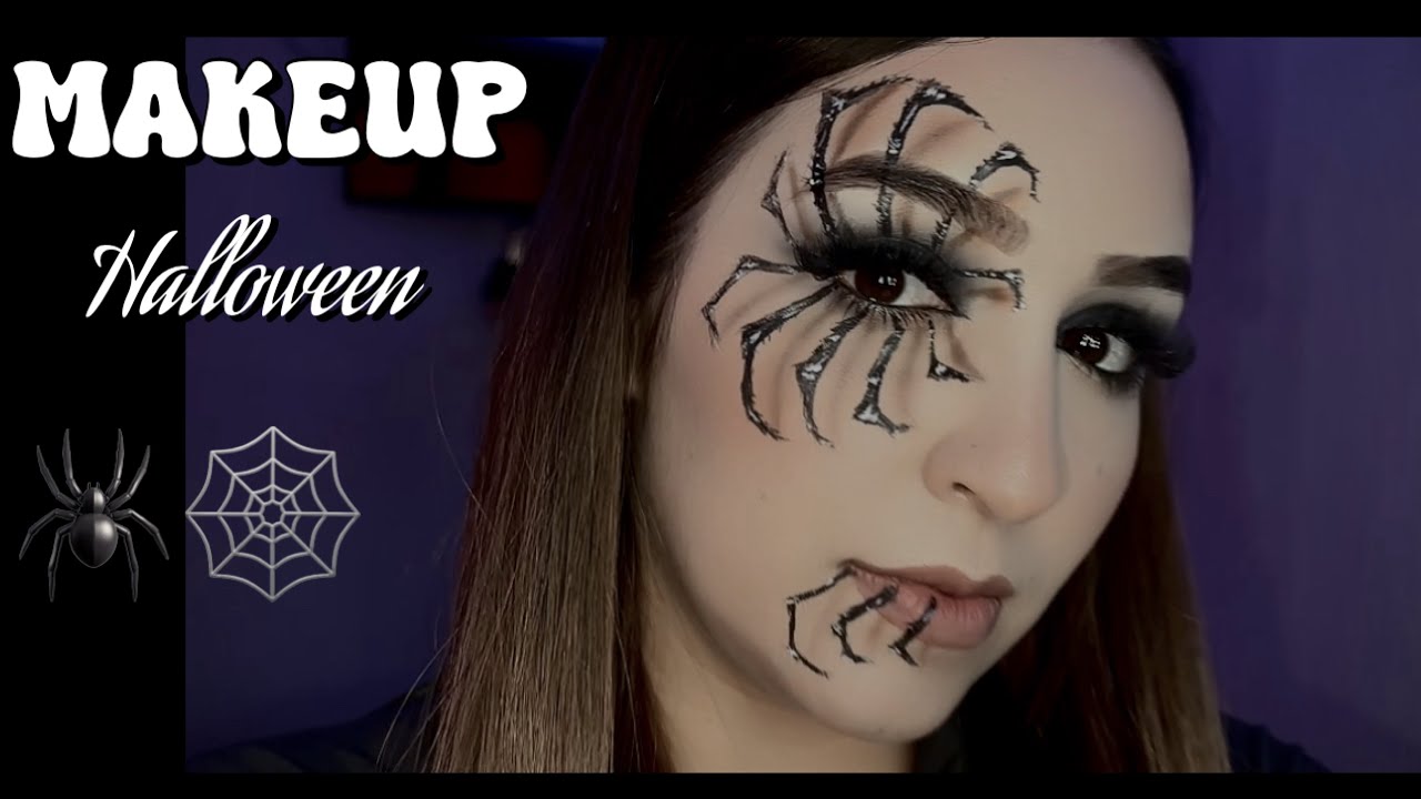 IDEA DE MAQUILLAJE SUPER FACIL PASO A PASO | HALLOWEEN 2024 🕷️🕸️🎃
