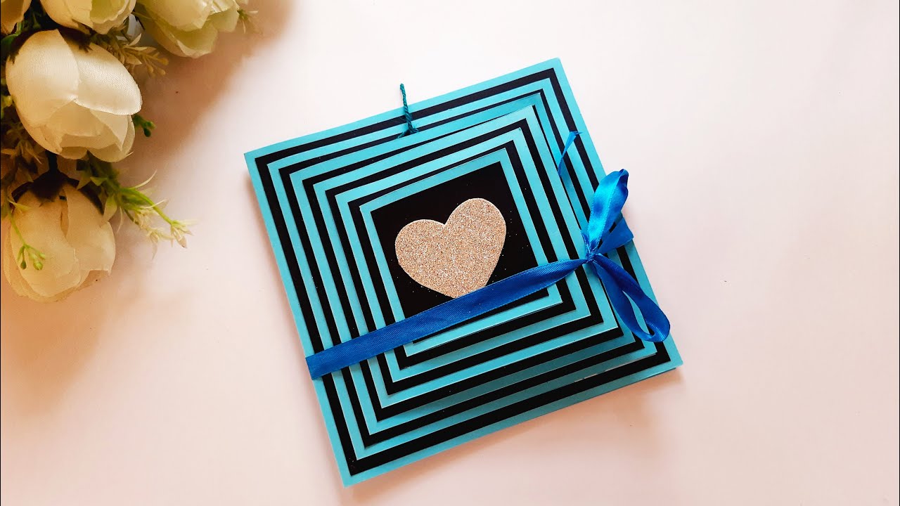 Beautiful Anniversary Card Idea | Handmade Greeting Card for Anniversary | Tutorial