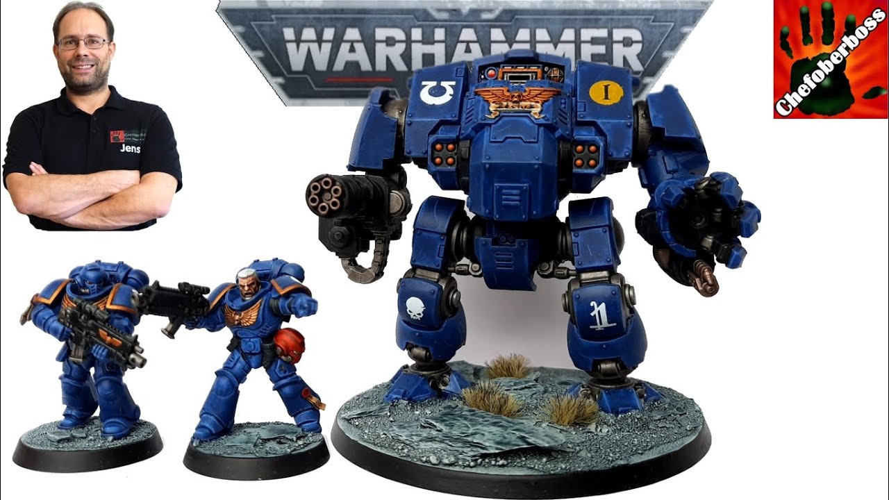 Warhammer 40.000 Conquest Primaris Redemptor Dreadnought Bemal Tutorial