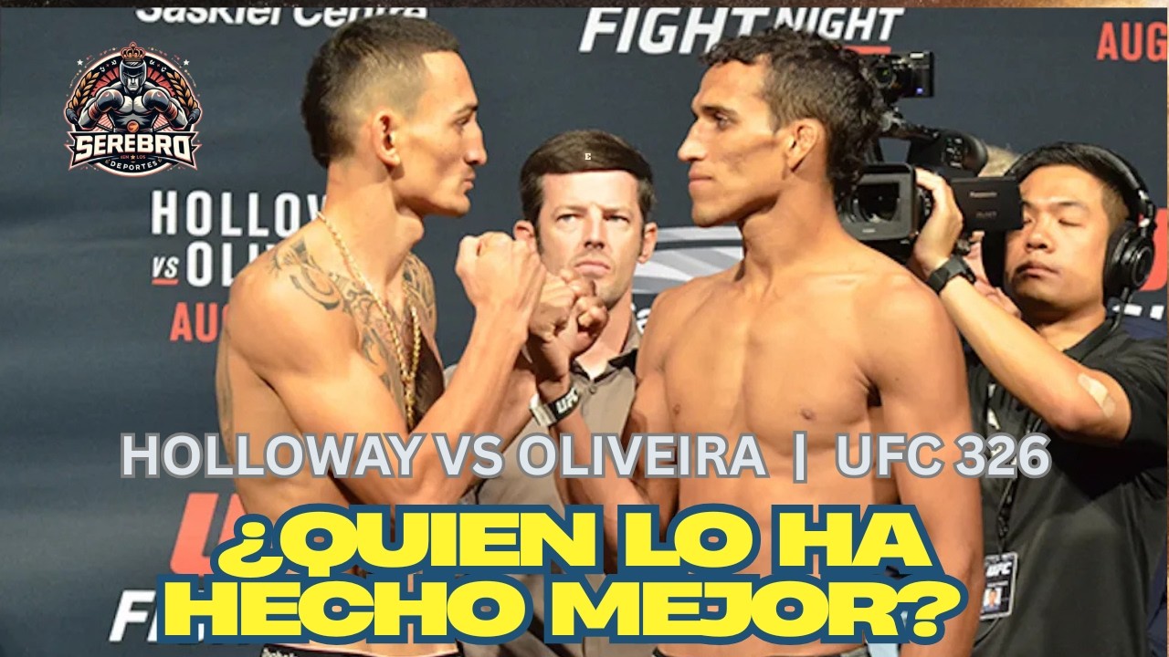 ¿Quién evolucionó más: Max Holloway o Charles Oliveira? Debate rumbo a UFC 326
