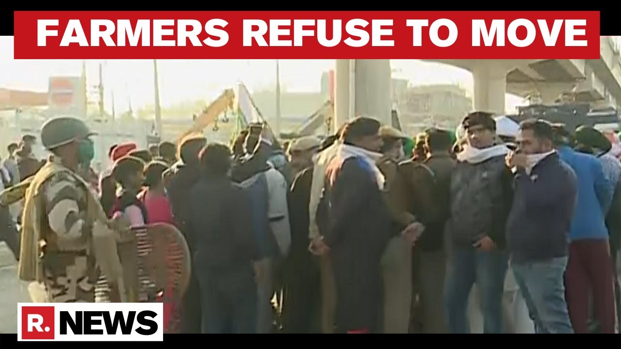 Delhi: Farmers At Tikri Border Refuse To Move To Designated Protest Site At Burari