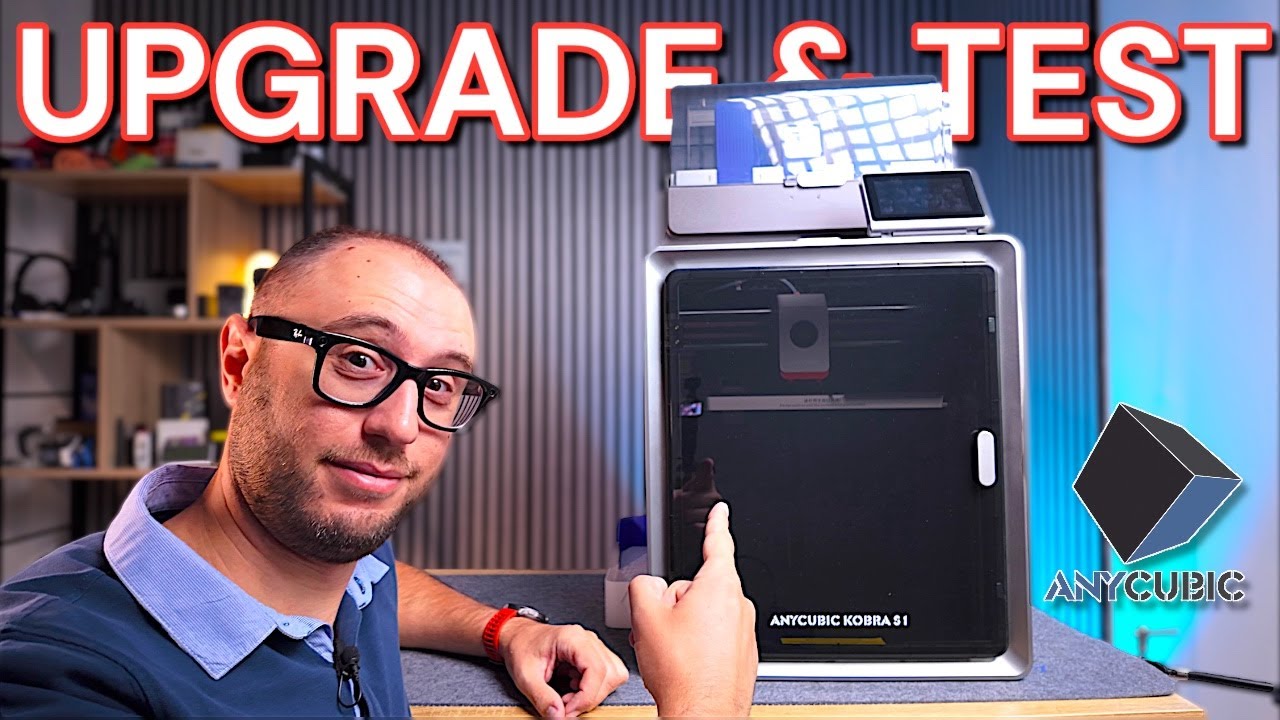 UPGRADE & TEST - Anycubic Kobra S1 Combo