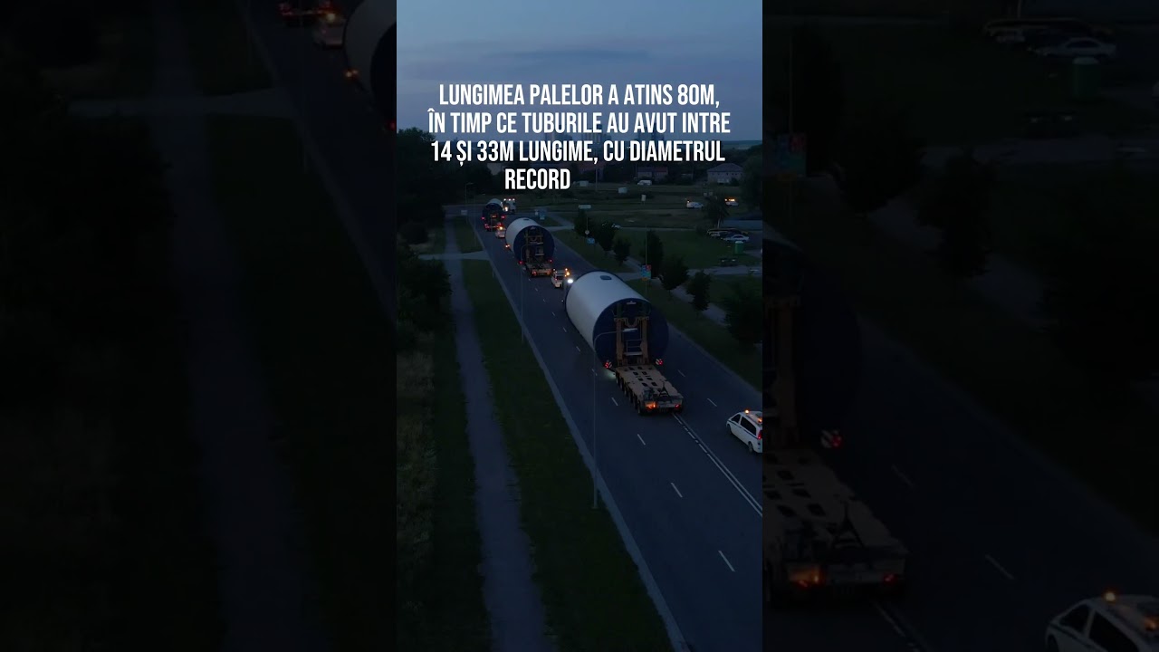 Cum sunt transportate eolienele?