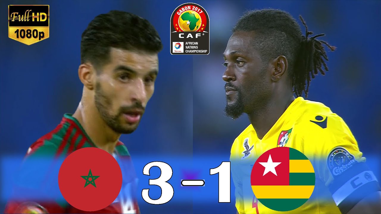 اداء قوي و ممتع و فوز مهم لأسود الأطلس في ملخص مباراة المغرب و توجو كأس الأمم الأفريقية 2017