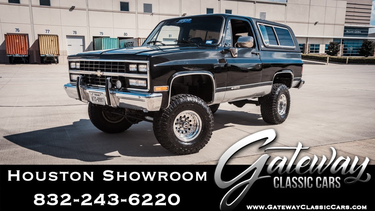 1990 Chevrolet K5 Blazer Gateway Classic Cars #1547 Houston Showroom